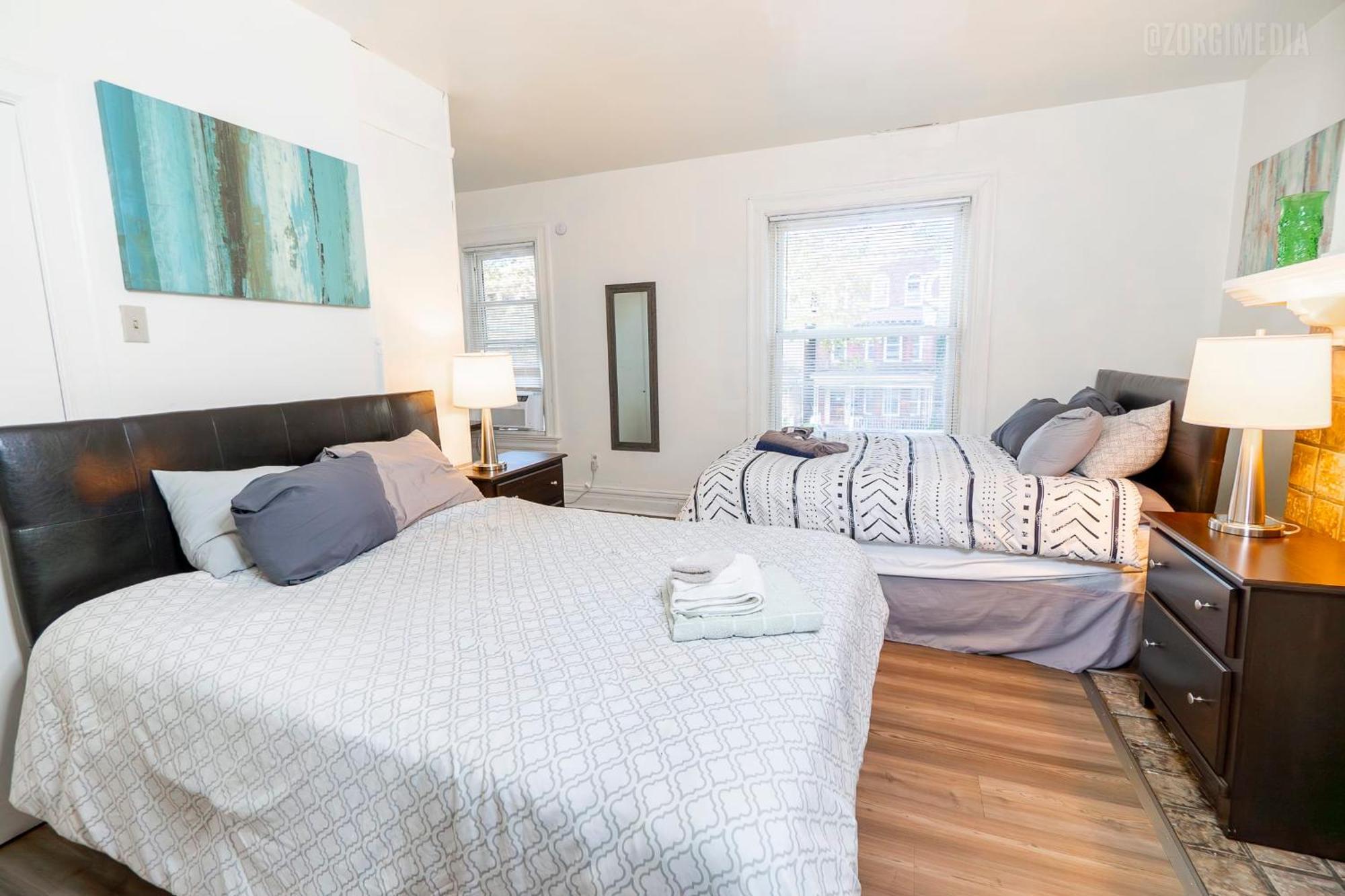 Stylish Apt - 2 Queen Bed - Easy Hospital Access Pittsburgh Kültér fotó